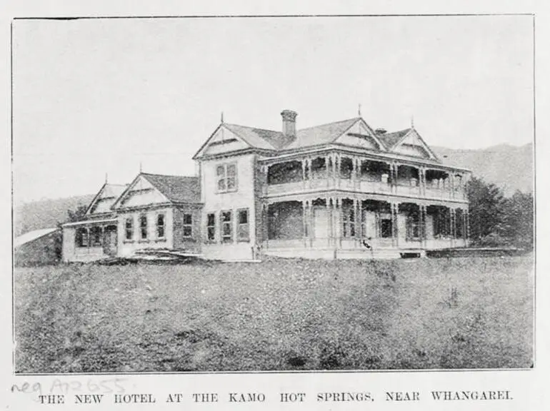 Image: The new hotel at Kamo Hot Springs near Whangarei