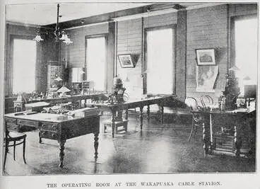 Image: The operations room at the Wakapuaka cable station