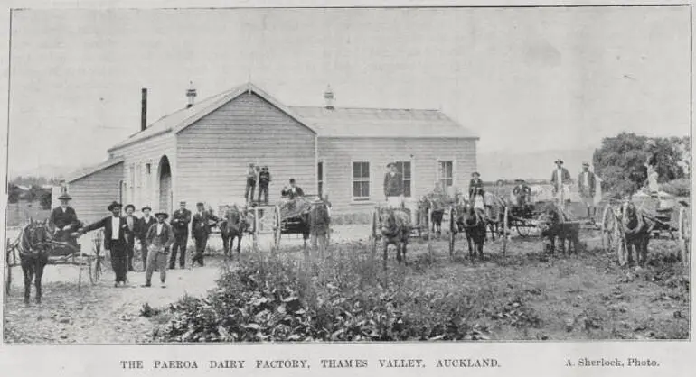 Image: The Paeroa Dairy Factory, Thames Valley, Auckland