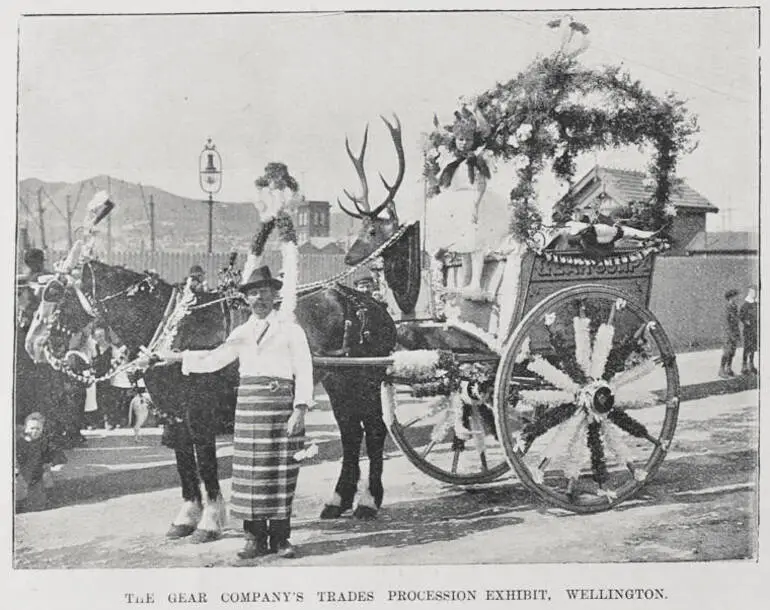 Image: Labour Day in Wellington: Some features of the trades procession, October 9, 1901