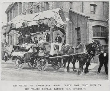 Image: Labour Day in Wellington: Some features of the trades procession, October 9, 1901