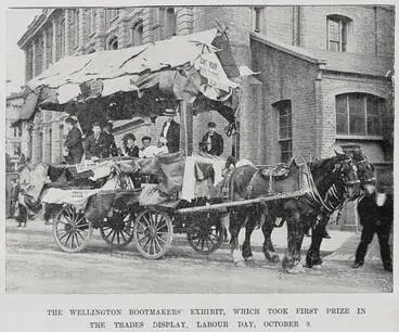 Labour Day in Wellington: Some features of the trades procession, October 9, 1901 Image: Labour Day in Wellington: Some features of the trades procession, October 9, 1901