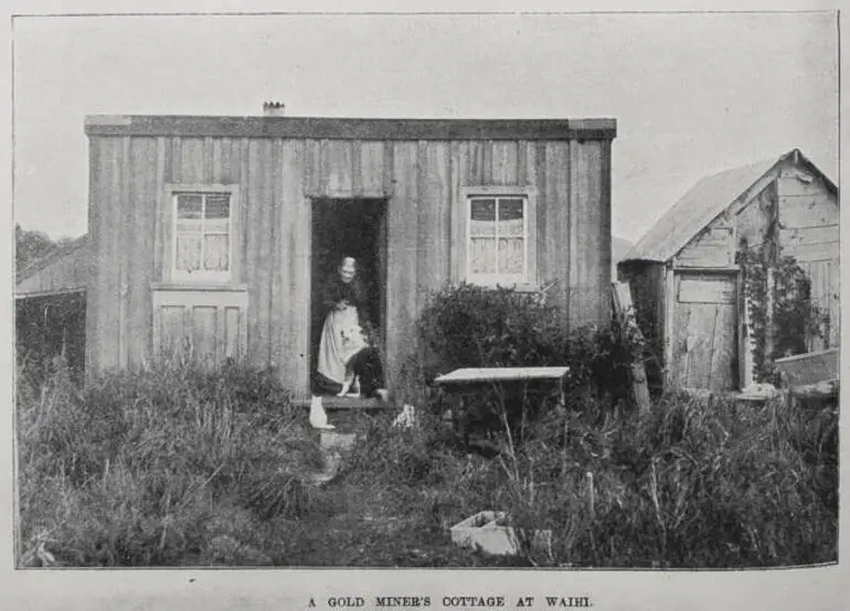 Image: A gold miner's cottage at Waihi