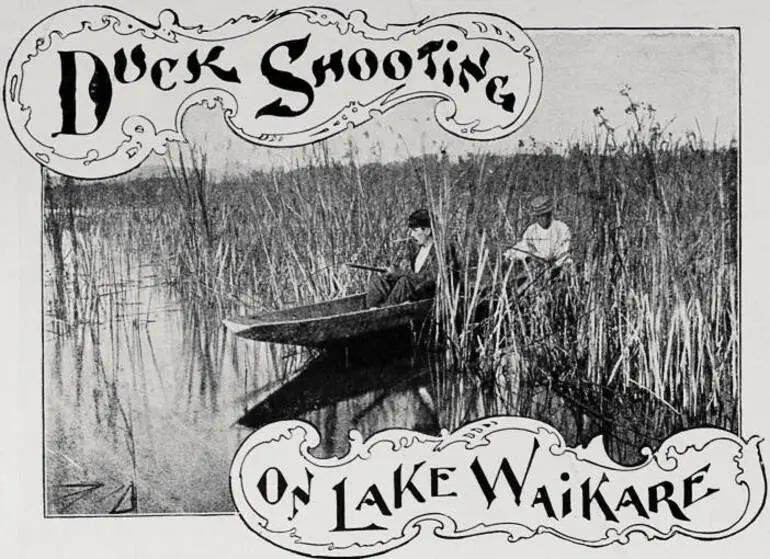 Image: The opening of the shooting season, May 1, 1901