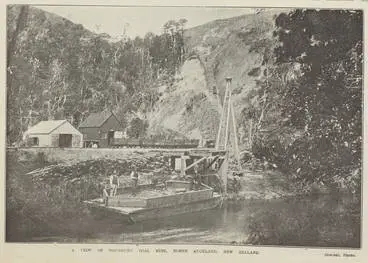 Image: A VIEW OF NGUNGURU COAL MINE, NORTH AUCKLAND, NEW ZEALAND
