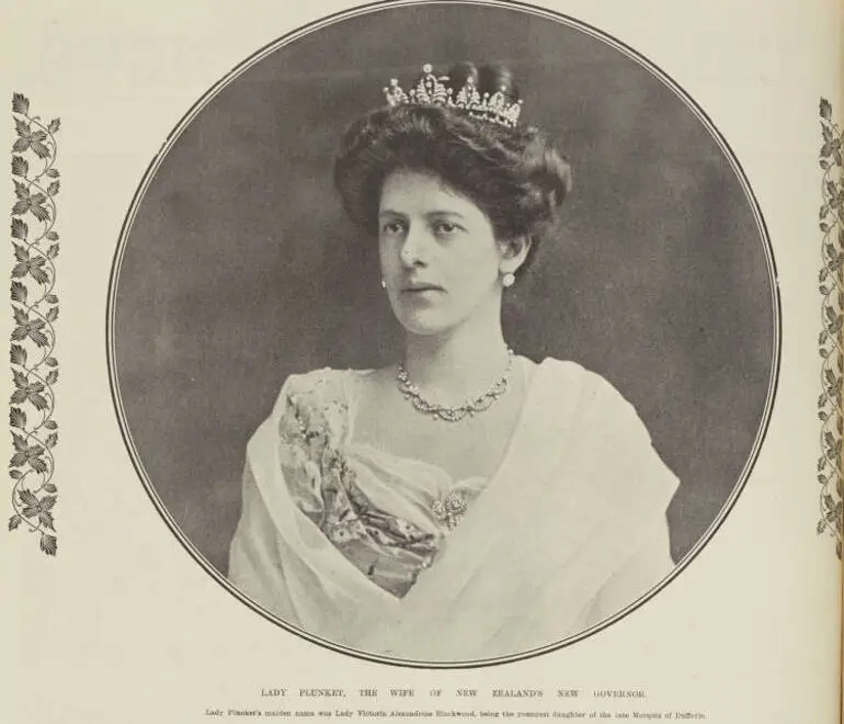 Image: Lady Plunket, the wife of New Zealand's new Governor