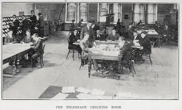 Image: The telegraph checking room