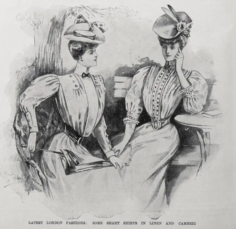 Image: LATEST LONDON FASHIONS: SOME SMART SHIRTS IN LINEN AND CAMBRIC