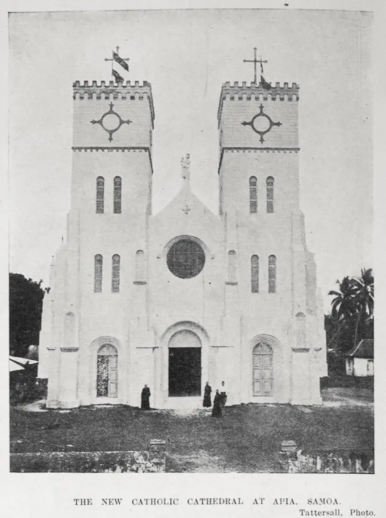 Image: THE NEW CATHOLIC CATHEDRAL AT APIA. SAMOA