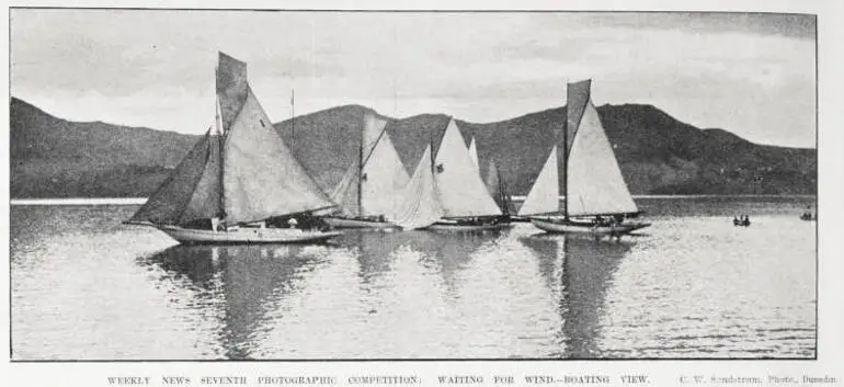 Image: WEEKLY NEWS SEVENTH PHOTOGRAPHIC COMPETITIONS: WAITING FOR WIND. BOATING VIEW