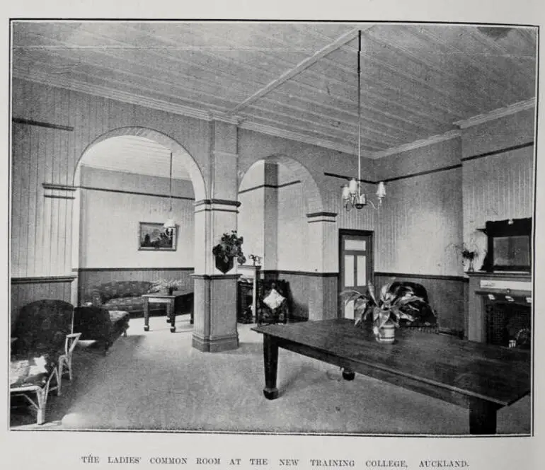 Image: THE LADIES' COMMON ROOM AT THE NEW TRAINING COLLEGE, AUCKLAND