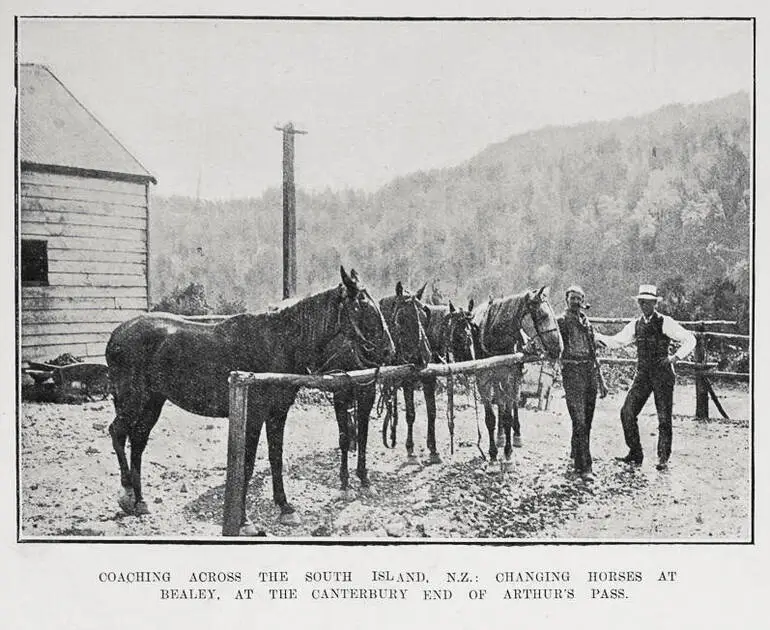 Image: Coaching Across The South Island, N.Z.