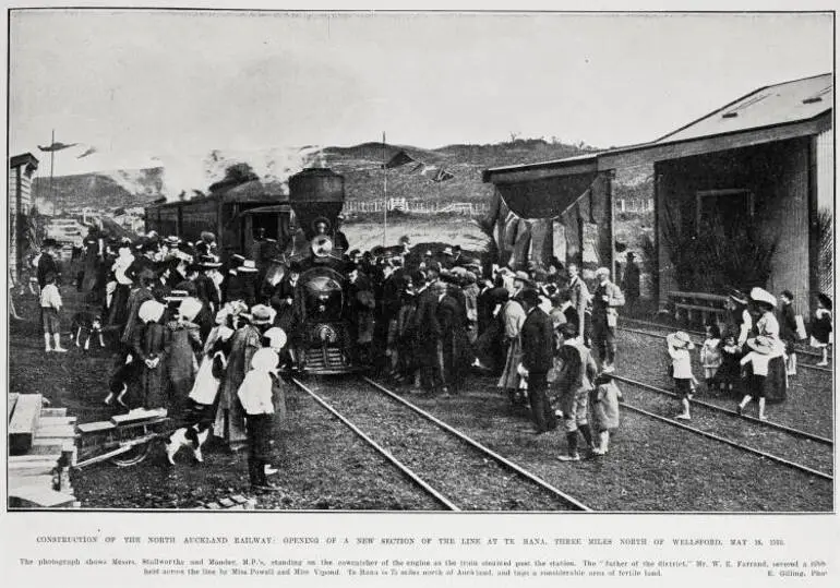 Image: Construction Of The North Auckland Railway