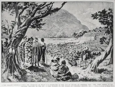 A New Zealand historical event, the centenary of which was celebrated at Oihi, Bay of Islands on Christmas Day Image: A New Zealand historical event, the centenary of which was celebrated at Oihi, Bay of Islands on Christmas Day