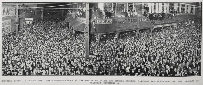 Image: Election night in Wellington