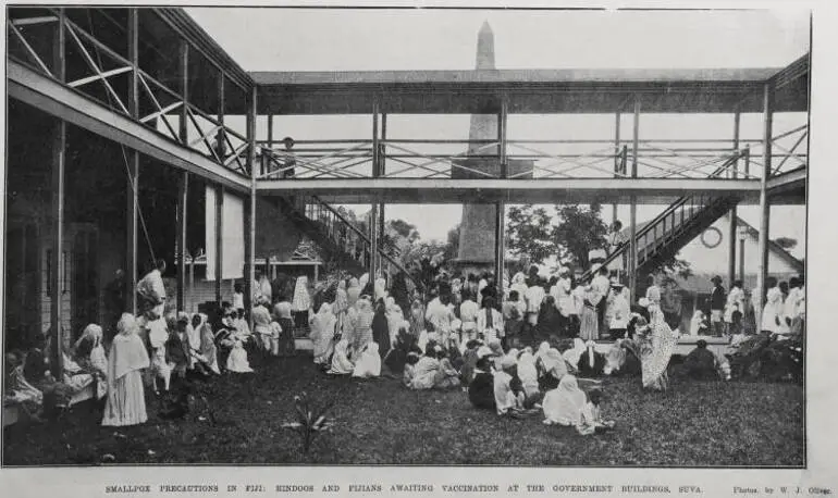 Image: Smallpox Precautions In Fiji