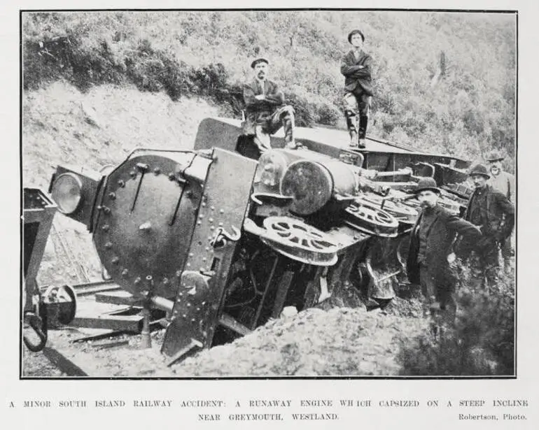 Image: A minor South Island Railway accident