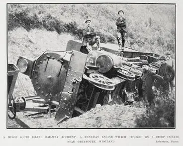 Image: A minor South Island Railway accident