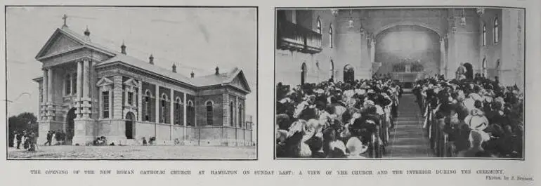 Image: The Opening Of The New Roman Catholic Church At Hamilton On Sunday Last