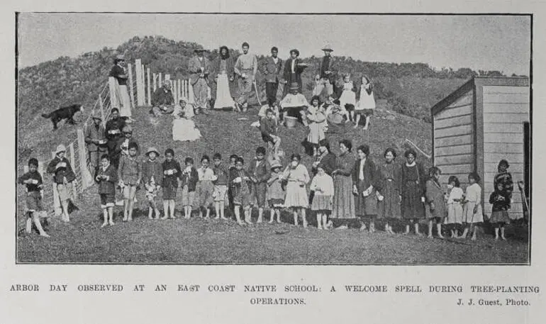 Image: Arbor Day Observed At An East Coast Native School