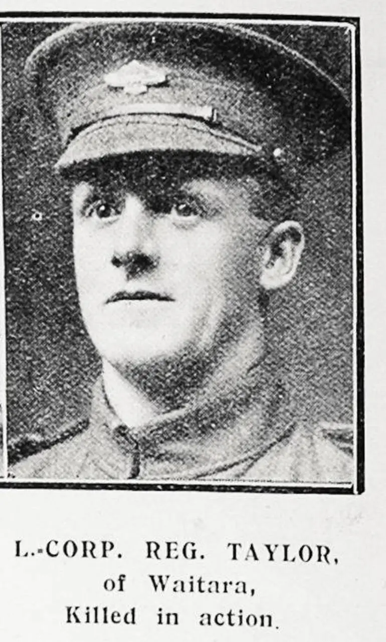 Image: L-Corp Reg Taylor of Waitara, killed in action