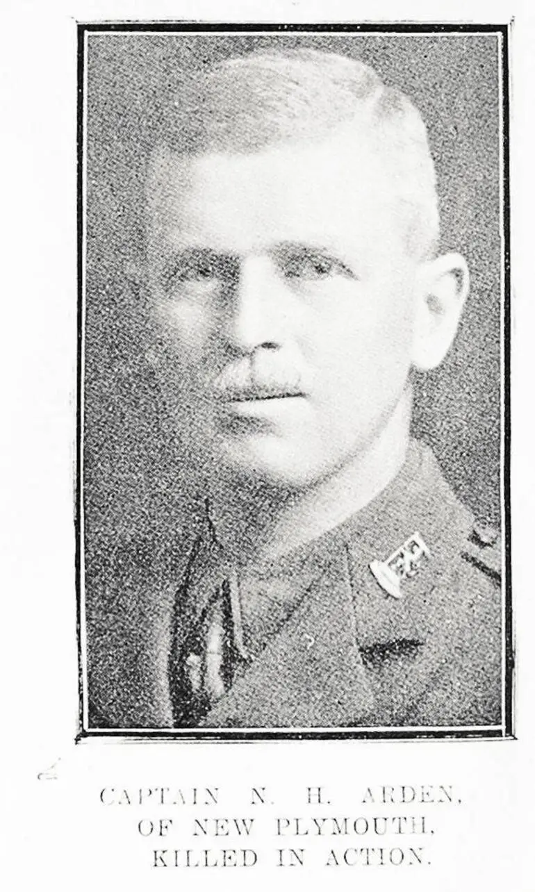 Image: Captain N H Arden of New Plymouth, killed in action