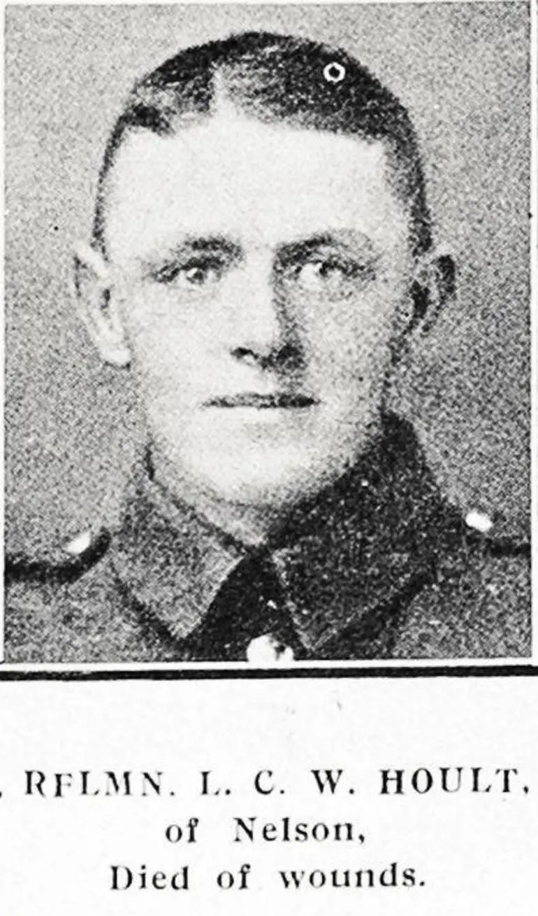Image: Rflmn. L. C. W. Hoult, of Nelson, died of wounds