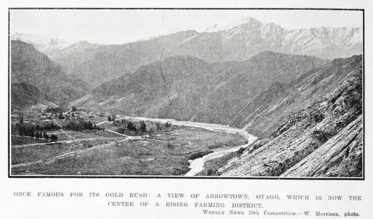 Image: Once famous for its gold rush: a view of Arrowtown, Otago, which is now the centre of a rising farming district