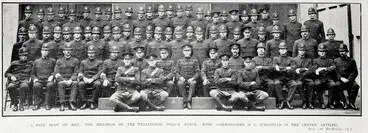 A fine body of men: the members of the Wellington Police Force, with commissioner O. C. O'Donovan in the centre (sitting) Image: A fine body of men: the members of the Wellington Police Force, with commissioner O. C. O'Donovan in the centre (sitting)
