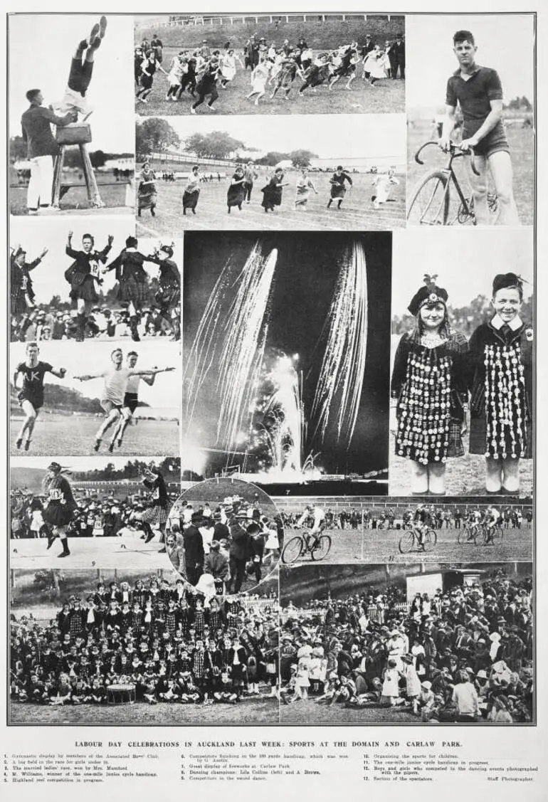 Image: Labour Day Celebrations In Auckland Last Week: Sports at the Domain and Carlaw Park
