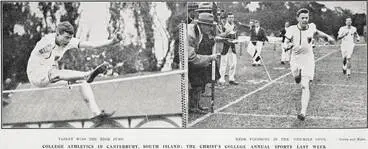 College Athletic In Canterbury, South Island: The Christ's College Annual Sports Last Week Image: College Athletic In Canterbury, South Island: The Christ's College Annual Sports Last Week
