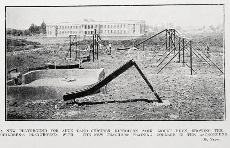 Image: A New Playground For Auckland Suburbs: Nicholson Park, Mount Eden