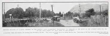 Shocking Fatality At A Level Crossing on the Railway Near Paekakariki, Wellington, on February 25 Image: Shocking Fatality At A Level Crossing on the Railway Near Paekakariki, Wellington, on February 25