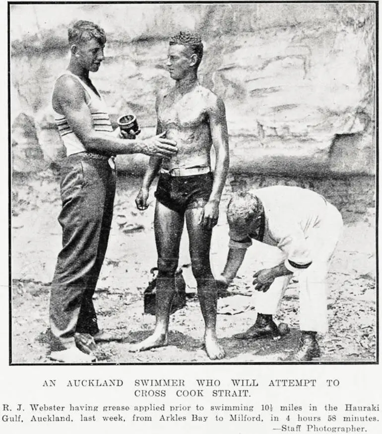 Image: An Auckland swimmer who will attempt to swim Cook Strait