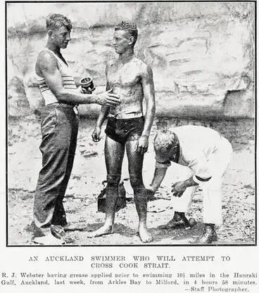 An Auckland swimmer who will attempt to swim Cook Strait Image: An Auckland swimmer who will attempt to swim Cook Strait