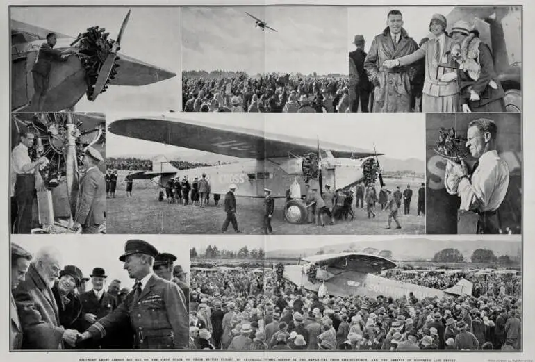 Image: Southern Cross Airmen Set Out on the First Stage Of Their Return Flight To Australia