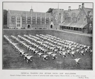 Physical training for sturdy young New Zealanders Image: Physical training for sturdy young New Zealanders