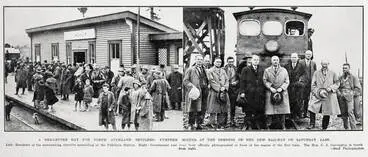 A Red-Letter Day For North Auckland Settlers: Further Scenes at the Opening of the New Railway On Saturday Last Image: A Red-Letter Day For North Auckland Settlers: Further Scenes at the Opening of the New Railway On Saturday Last