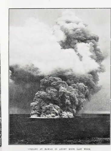 Volcano At Hawaii In Angry Mood Last Week Image: Volcano At Hawaii In Angry Mood Last Week