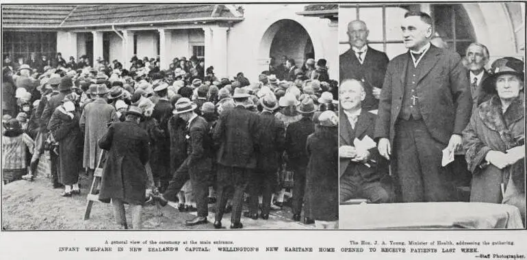 Image: Infant Welfare In New Zealand's Capital: Wellington's New Karitane Home Opened To Receive Patients Last Week