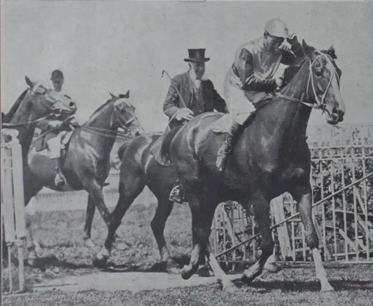 Image: Auckland's great summer racing carnival, Cup Day at Ellerslie, 1926