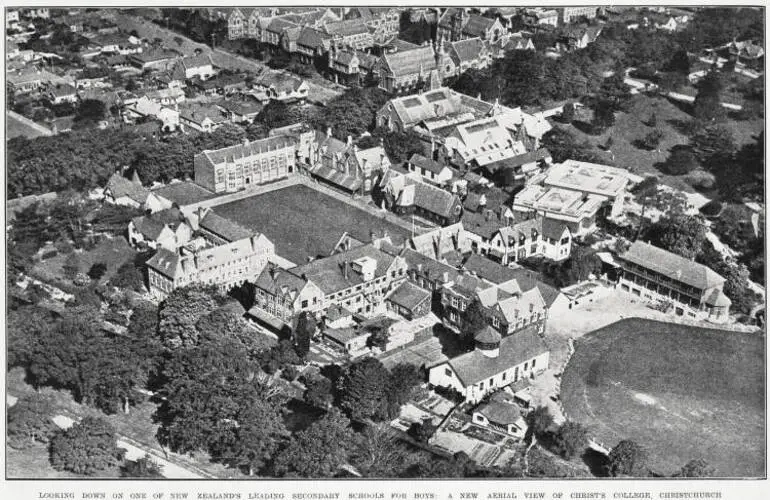 Image: Looking Down On One of New Zealand's Leading Secondary Schools For Boys: A New Aerial View of Christ's College, Christchurch