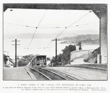 A steep grade in the Capital City negotiated by cable car Image: A steep grade in the Capital City negotiated by cable car