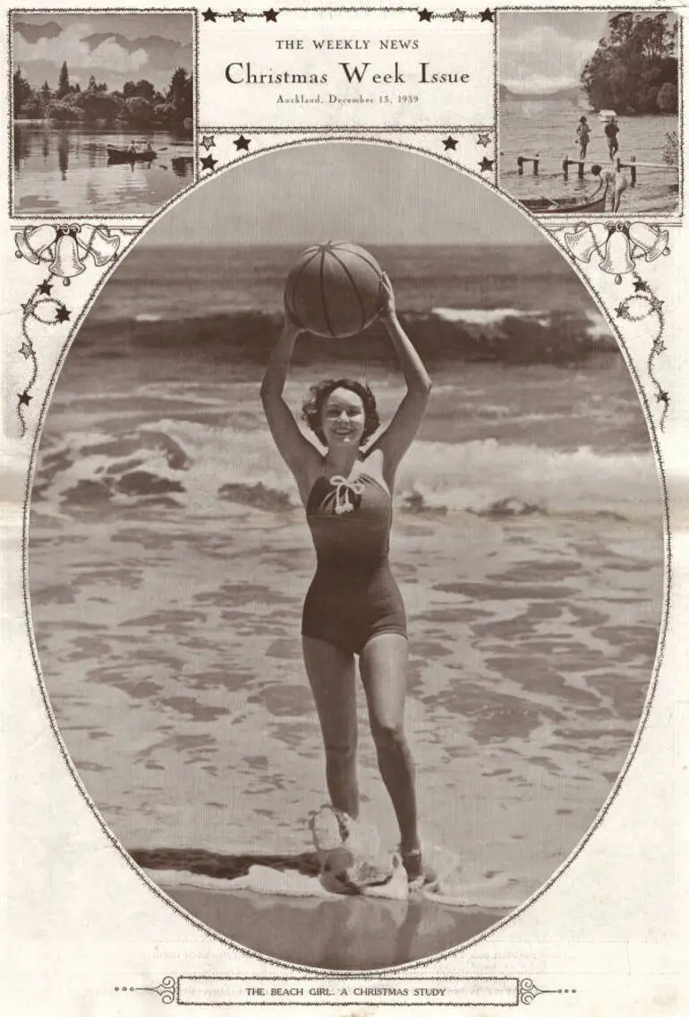 Image: The beach girl. A Christmas study