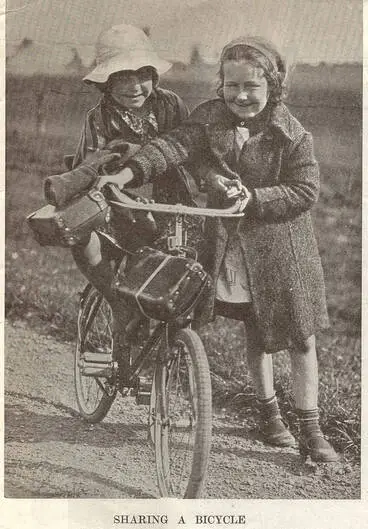 Image: Sharing a bicycle