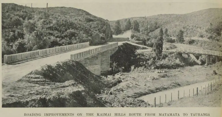 Image: Roading improvements on the Kaimai Hills route from Matamata to Tauranga