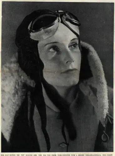 Image: Miss Jean Batten, the New Zealand girl who has won fresh world-honours with a record England Australia solo flight