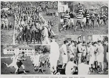 Inter-collegiate rugby tournament concluded at Nelson: home team's success Image: Inter-collegiate rugby tournament concluded at Nelson: home team's success
