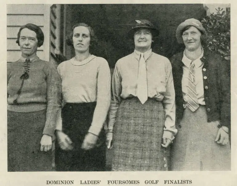 Image: Dominion ladies' foursomes golf finalists