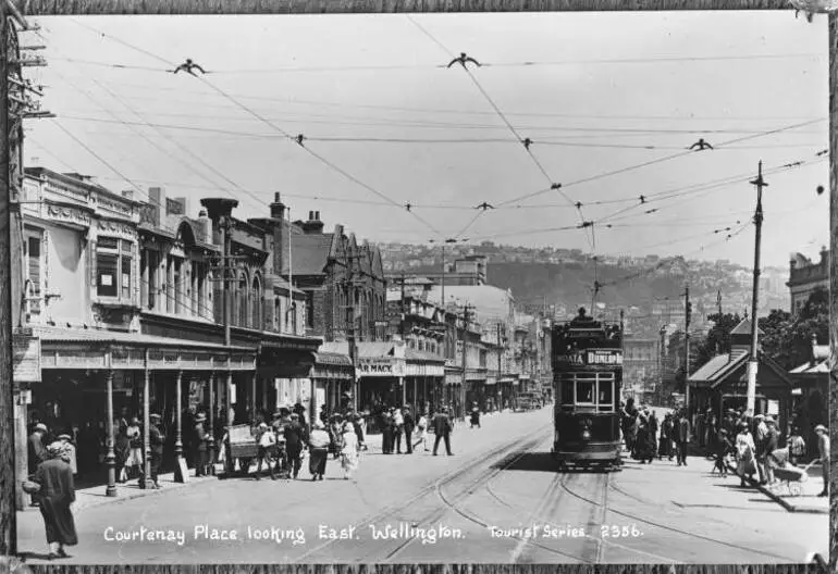Image: Courtenay Place, looking east, Wellington